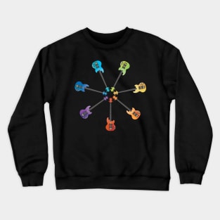 Electric Guitars Crewneck Sweatshirt